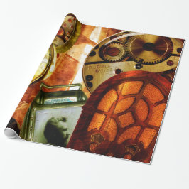 Papier Cadeau Papier peint vintage de Steampunk