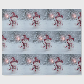 Papier Cadeau Papier père Noël Cat Wrapper