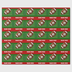 Papier Cadeau Papier personnalisé d'emballage cadeau du football