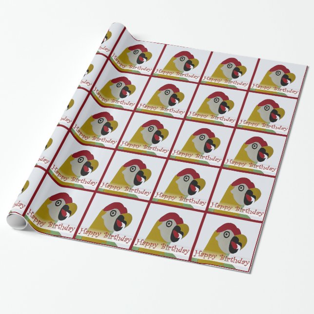 Papier Cadeau Papier rouge d'enveloppe de collage de tête de (Déroulé)