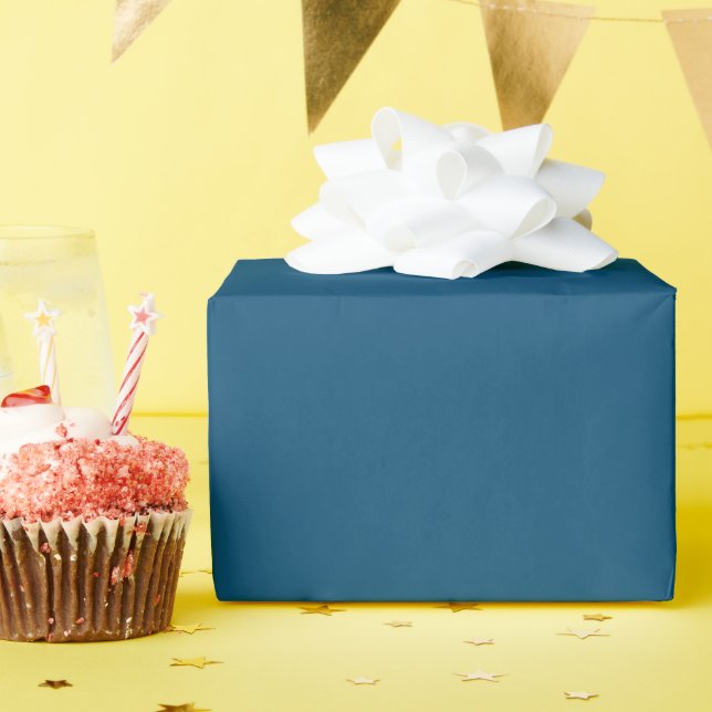 Papier Cadeau Papier Tissu MVB tendance bleu 10" X 15" (Fête d'anniversaire)