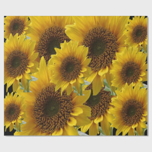 Papier Cadeau Papier tournesol enveloppant mat