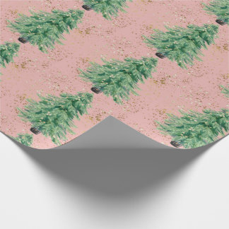 Papier Cadeau Papier traditionnel/classique Arbre de Noël