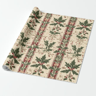 Papier Cadeau Papier Victorien à thème creux