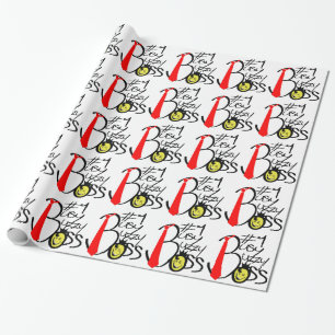 Papier Cadeau papiers d'emballage drôles du patron #1