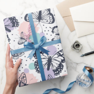 Papier Cadeau papillon