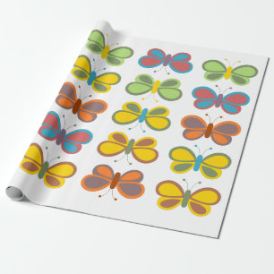 Papier Cadeau Papillons