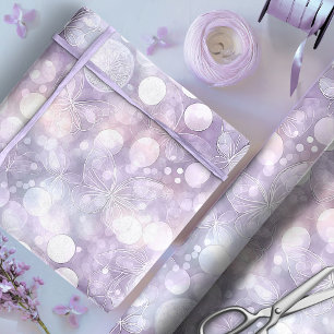 Papier Cadeau Papillons et Bokeh Fairy Tale Garden ID1030