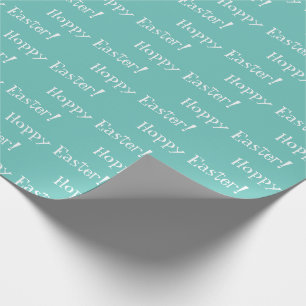 Papier Cadeau Pâques vacances vertes