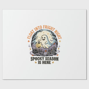 Papier Cadeau Parade de la Lune des Fantômes d'Halloween