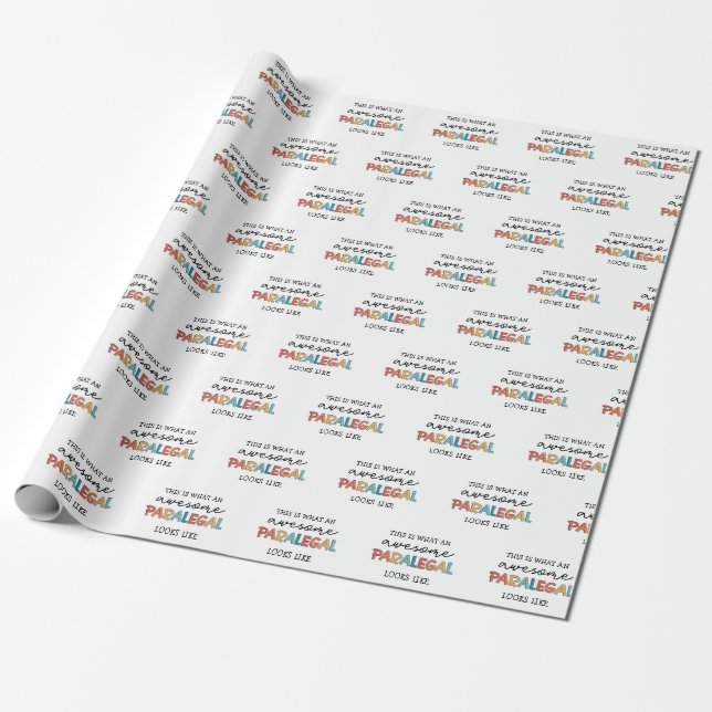 Papier Cadeau Paralegal Awesome Assistant juridique amusant (Déroulé)