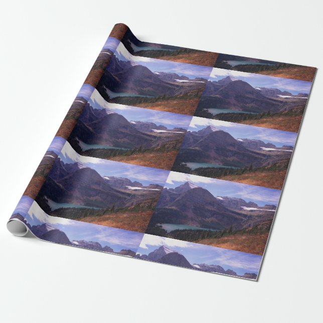Papier Cadeau Parc national de glacier (Déroulé)