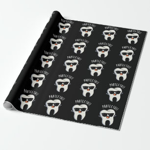 Papier Cadeau Pardents Funny Puns dentaires Dark BG