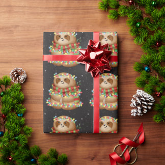 Papier Cadeau Paresse de Noël  