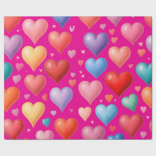 Papier Cadeau Parfait pour les cadeaux, Saint-Valentin