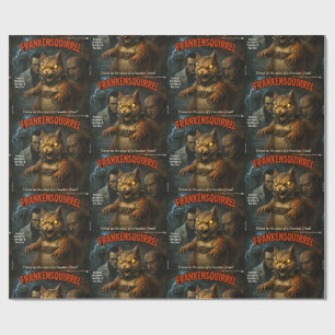 Papier Cadeau Parodie de film classique Frankensquirrel