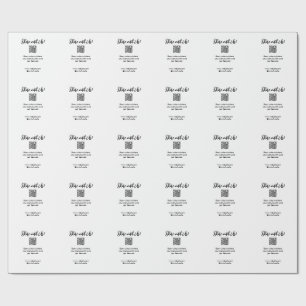 Papier Cadeau Partagez votre image scannez le code QR ajoutez un