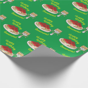 Papier Cadeau Parti Anniversaire de enfant de Cute Spaghetti Kaw