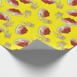 Papier Cadeau Parti Anniversaire de enfant de Cute Spaghetti Kaw
