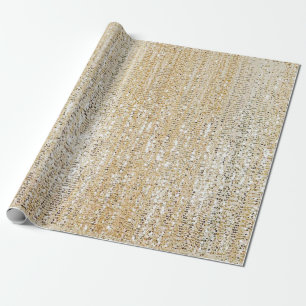Papier Cadeau Parties scintillant Champagne Moderne