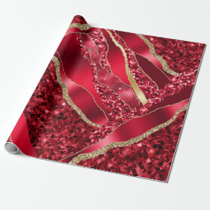 Papier Cadeau Parties scintillant de vin de prune de Bourgogne r