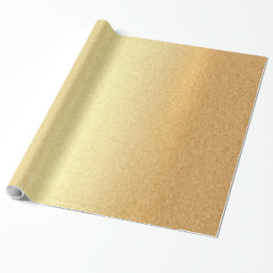 Papier Cadeau Parties scintillant d'or Glamor tendance moderne é