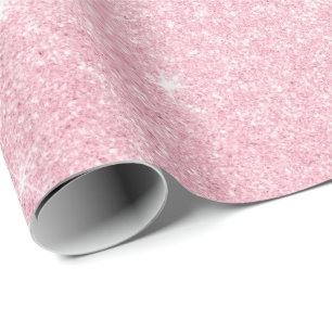 Papier Cadeau parties scintillant élégante et moderne en or rose