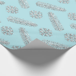 Papier Cadeau Parties scintillant Noël Arbre Fêtes des neiges Sn
