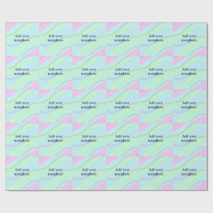 Papier Cadeau Parties scintillant rose bleu vert étincelant past