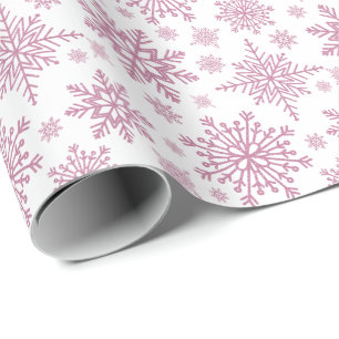 Papier Cadeau Parties scintillant rose en or
