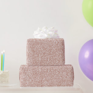 Papier Cadeau Parties scintillant rose pâle