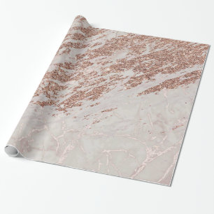 Papier Cadeau Parties scintillant rose rose pâle brillant