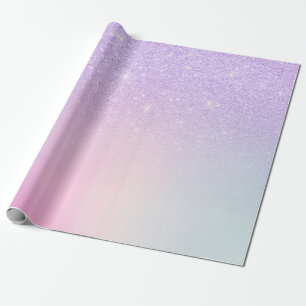Papier Cadeau parties scintillant violette élégante moderne et