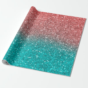 Papier Cadeau Parties scintillantes scintillantes de melon de
