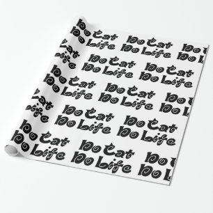 Papier Cadeau Pas de chats, pas de vie