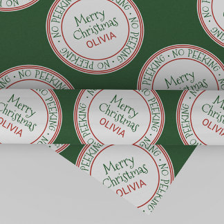 Papier Cadeau Pas de Noël de Pékin