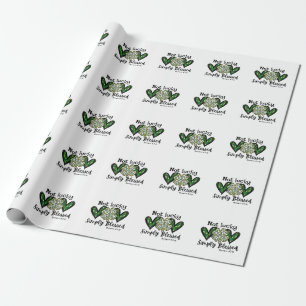 Papier Cadeau Pas Lucky, Simplement Béni Lucky Charm St Patrick