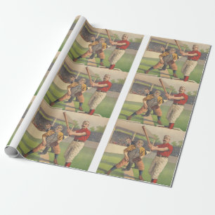 Papier Cadeau Passe-temps SUPÉRIEUR de base-ball