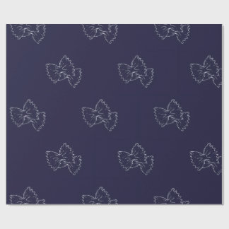 Papier cadeau - Pasta Lover - Motif farfalle