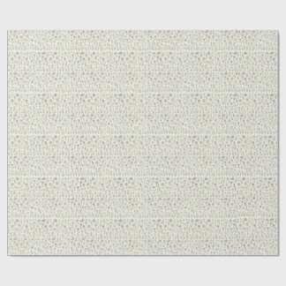 Papier Cadeau pastel floral wrapping paper.