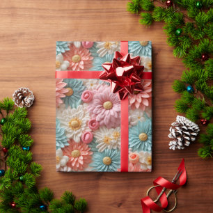 Papier Cadeau Pastel Flower Art