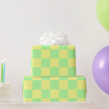 Pastel Goth Chèques verts et jaunes