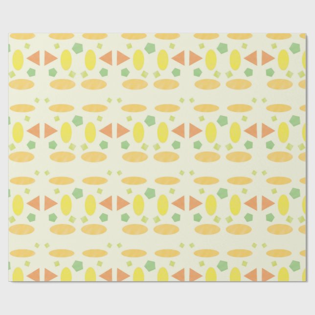 Papier Cadeau Pastel Jouant Design sans couture (Plat)