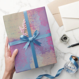 Papier Cadeau Pastel Patchwork Abstrait Dreamy Design