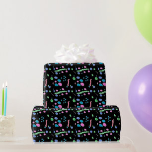 Papier Cadeau Pastel Splatter Confetti Imprimer