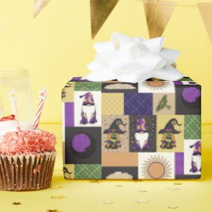 Papier Cadeau Patchwork en bloc (Couronne solaire)