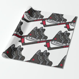 Papier Cadeau Patinage de hockey