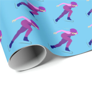 Papier Cadeau Patinage de vitesse