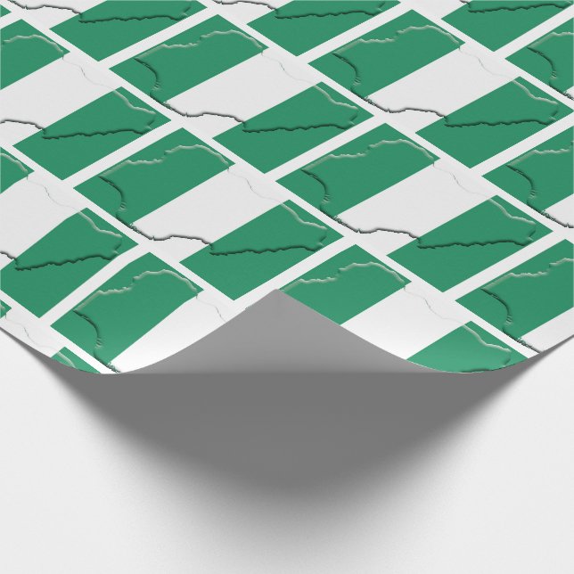 Papier Cadeau Patriotique NIGERIA (Coin)