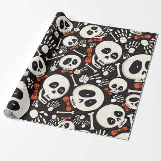 Papier Cadeau Patters de Scary Skull